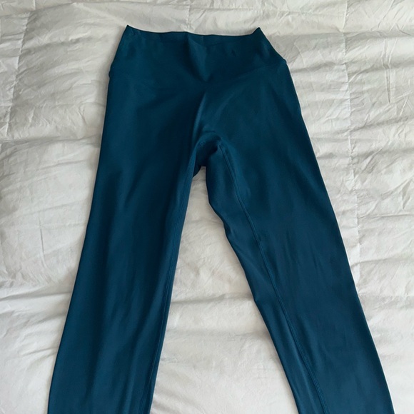 💙 NVGTN High Waisted Workout Leggings | Buttery Soft | Teal | Size M 💙 - Picture 3 of 6